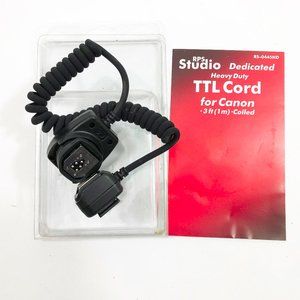 NWT RPS Studio Dedicated Heavy Duty TTL Flash Cord for Canon EOS Cameras